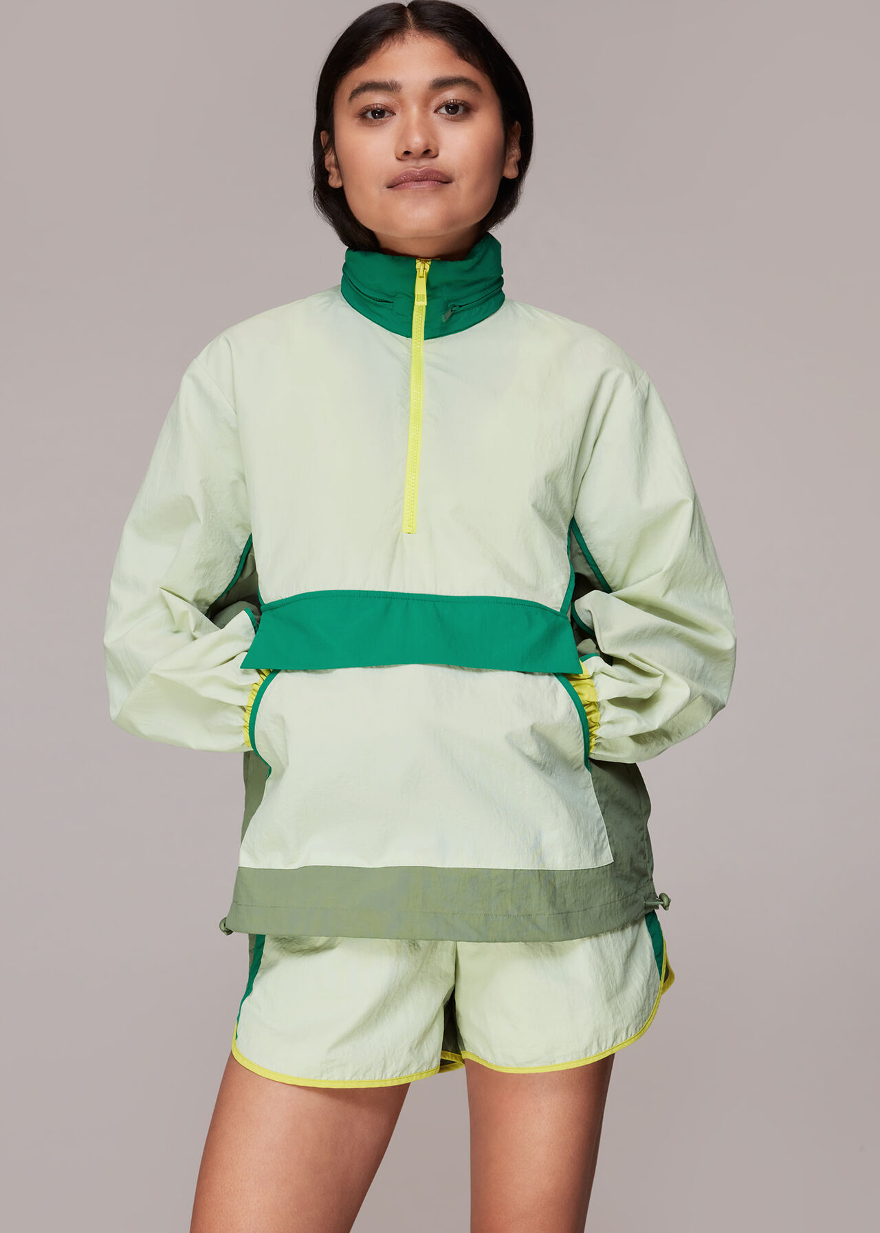 Colour Block Anorak